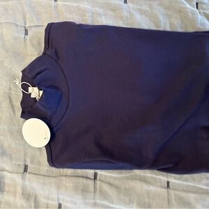 NWT Hill House Navy Mock Neck Bodysuit Size Small